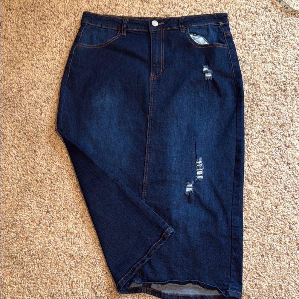 Jean skirt